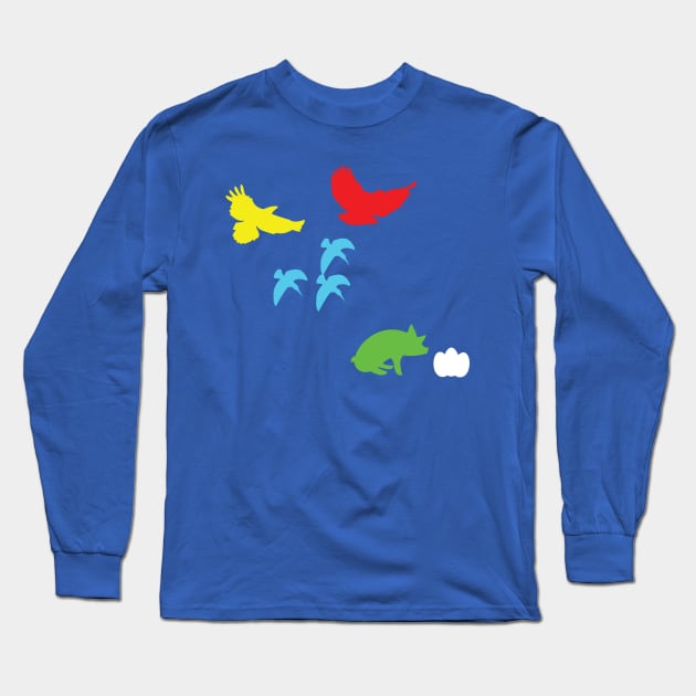 Furious Avians Long Sleeve T-Shirt by Boxless